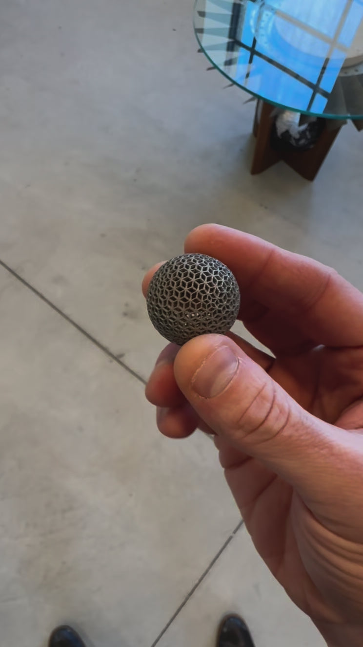 V1.1 Vixiv Invixiball™ — Titanium Spherical Lattice