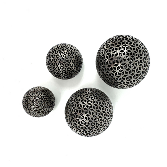 V1.1 Vixiv Invixiball — Titanium Spherical Lattice