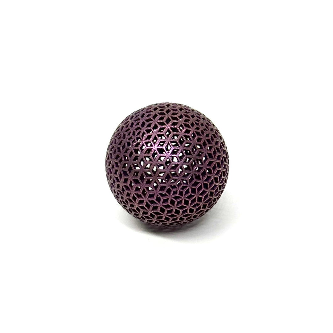 V1.1 Vixiv Invixiball — Titanium Spherical Lattice