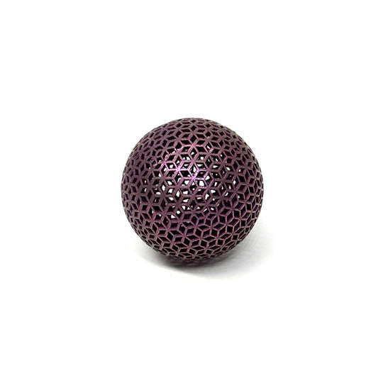 V1.1 Vixiv Invixiball — Titanium Spherical Lattice