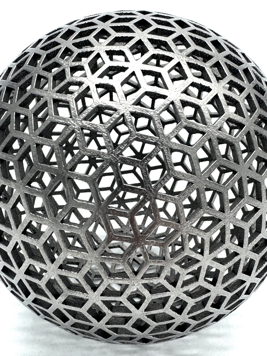 V1.1 Vixiv Invixiball — Titanium Spherical Lattice
