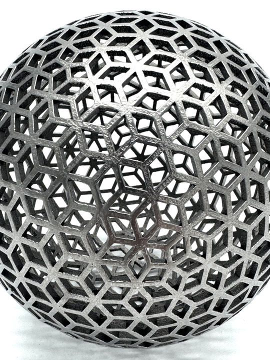 V1.1 Vixiv Invixiball — Titanium Spherical Lattice