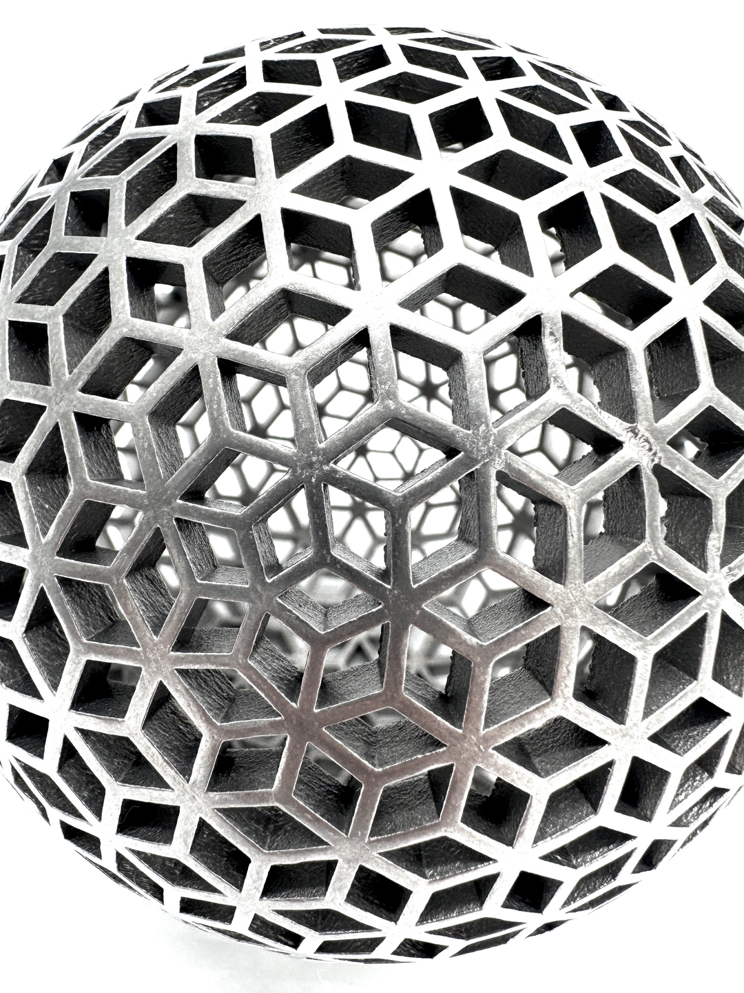 V1.1 Vixiv Invixiball — Titanium Spherical Lattice