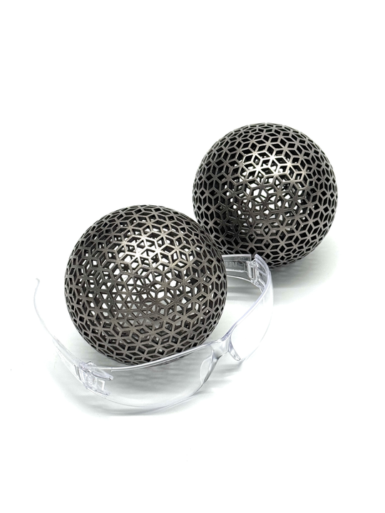 V1.1 Vixiv Invixiball — Titanium Spherical Lattice
