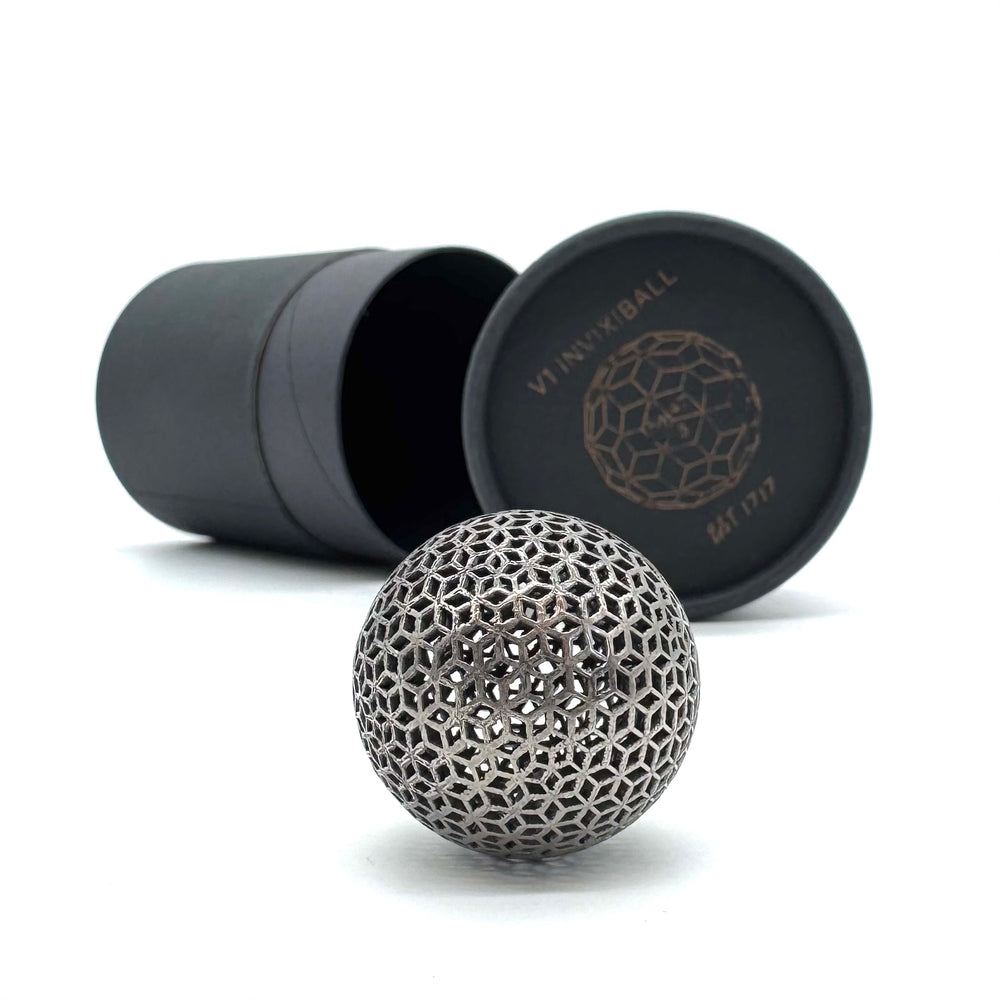 V1 Vixiv Invixiball™ — Titanium Spherical Lattice.