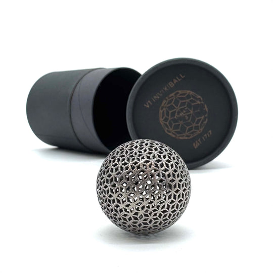 V1 Vixiv Invixiball™ — Titanium Spherical Lattice.