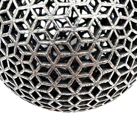 V1 Vixiv Invixiball™ — Titanium Spherical Lattice.
