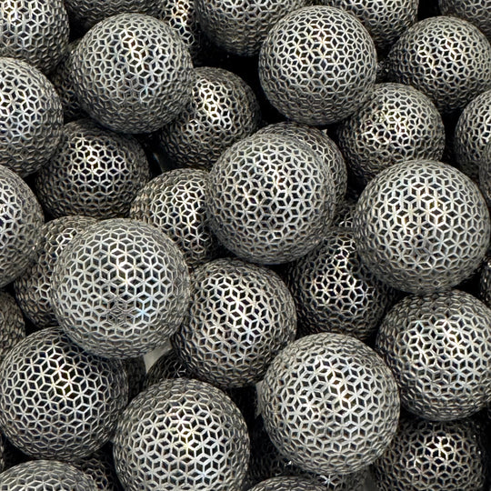 V1 Vixiv Invixiball™ — Titanium Spherical Lattice.