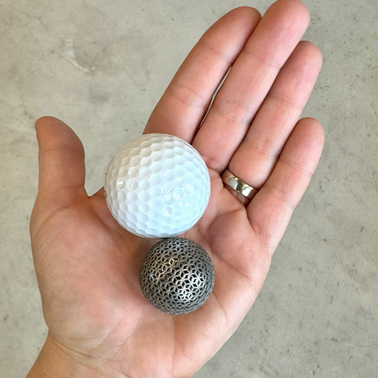 V1.1 Vixiv Invixiball™ — Titanium Spherical Lattice