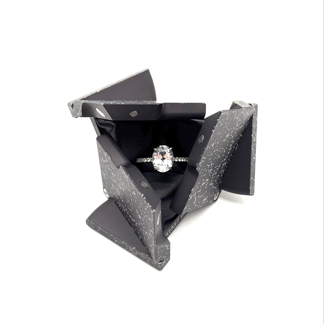 Kinetacube Ring Box - Fifth Limited Edition: Dark Grey and Silver