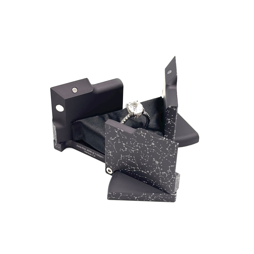 Kinetacube Ring Box - Fifth Limited Edition: Dark Grey and Silver