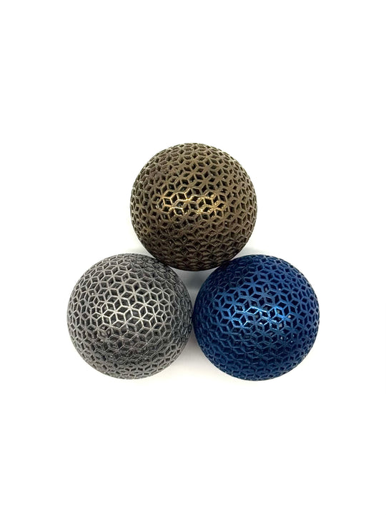 V1.1 Vixiv Invixiball — Titanium Spherical Lattice