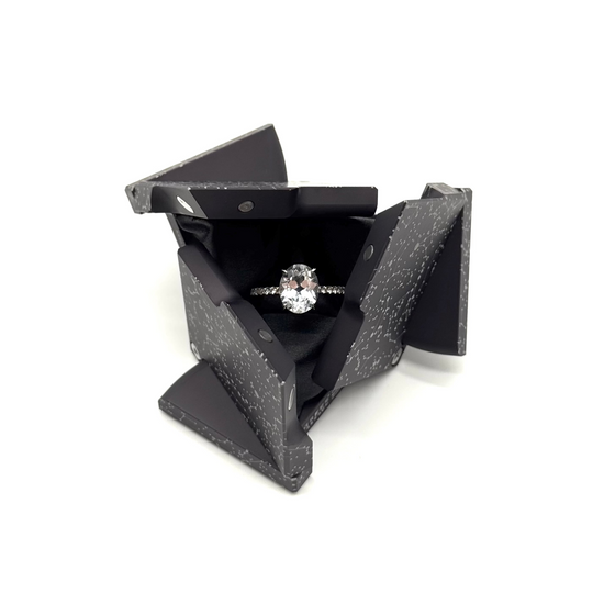 Kinetacube Ring Box - Fifth Limited Edition: Grey and Silver