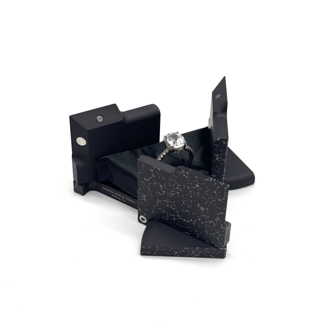 Kinetacube Ring Box - Fifth Limited Edition: Grey and Silver