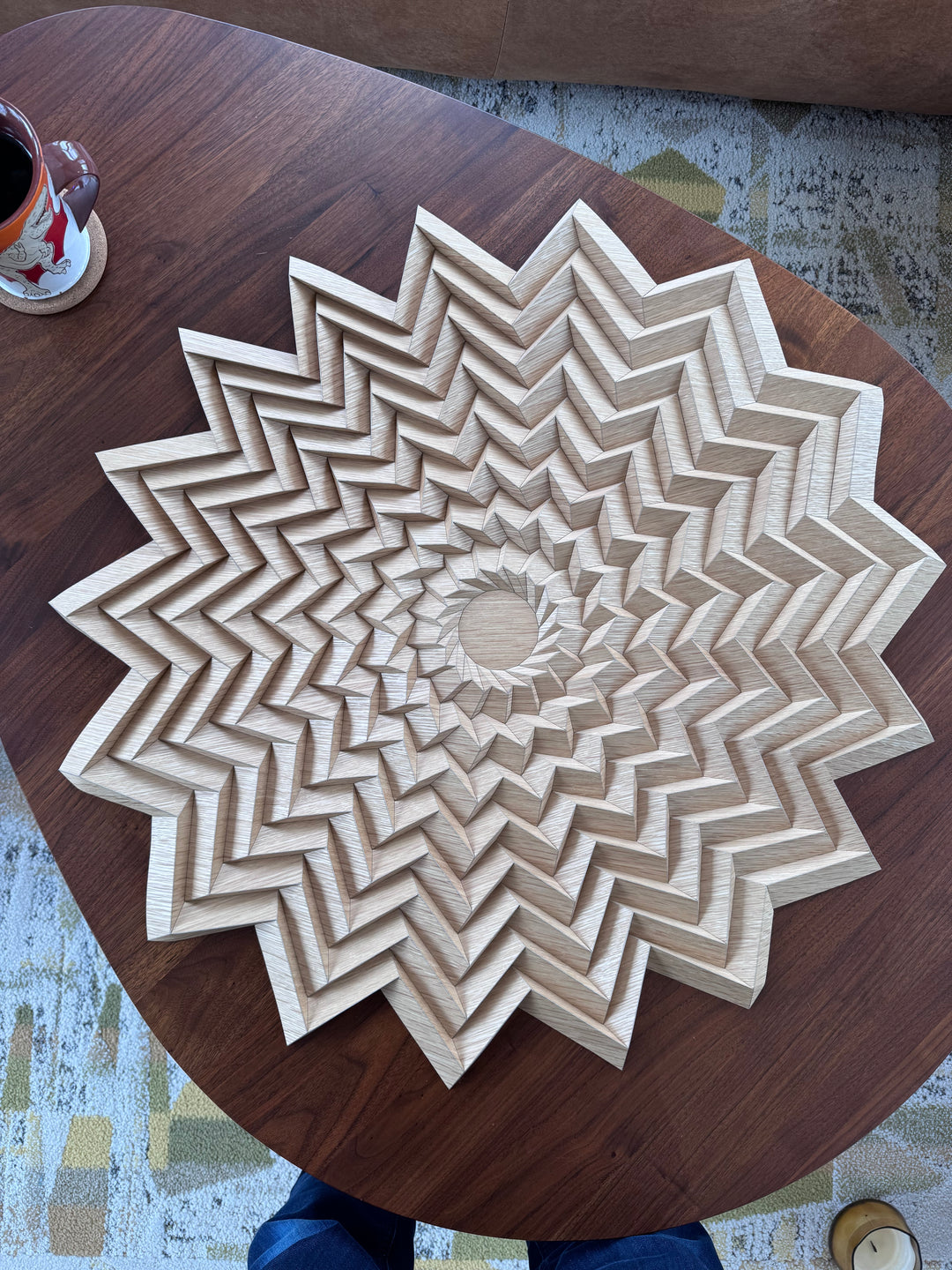 Flatfold Series – Veneer Origami Display Pieces (Customer-Folded)