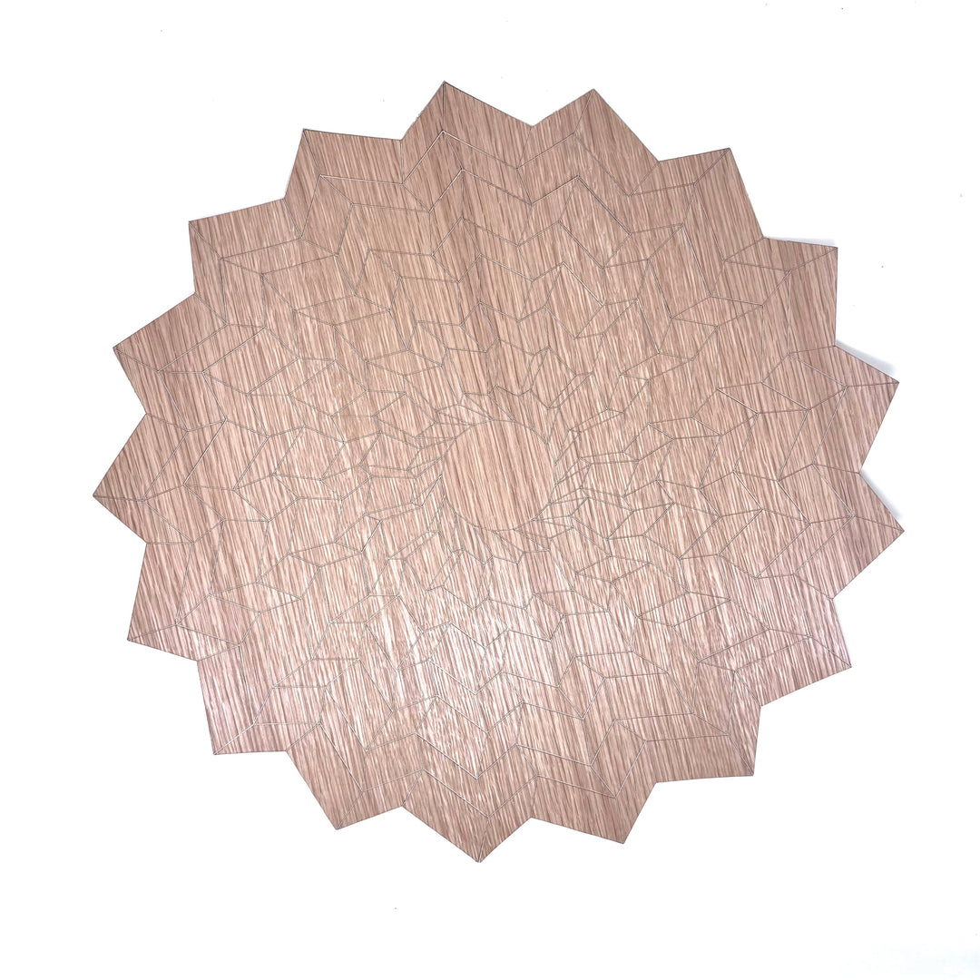 Flatfold Series – Veneer Origami Display Pieces (Customer-Folded)