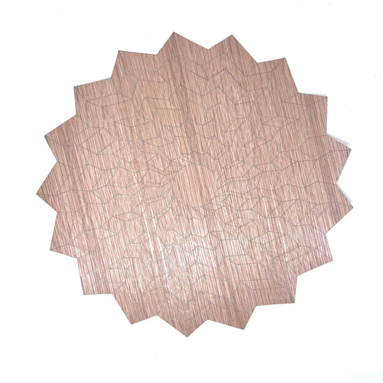 Flatfold Series – Veneer Origami Display Pieces (Customer-Folded)