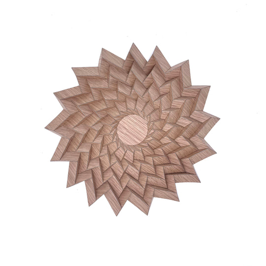 Flatfold Series – Veneer Origami Display Pieces (Customer-Folded)