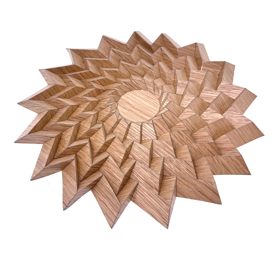 Flatfold Series – Veneer Origami Display Pieces (Customer-Folded)