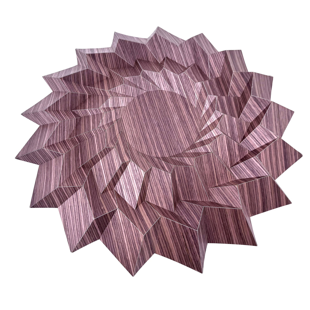 Flatfold Series – Veneer Origami Display Pieces (Customer-Folded)