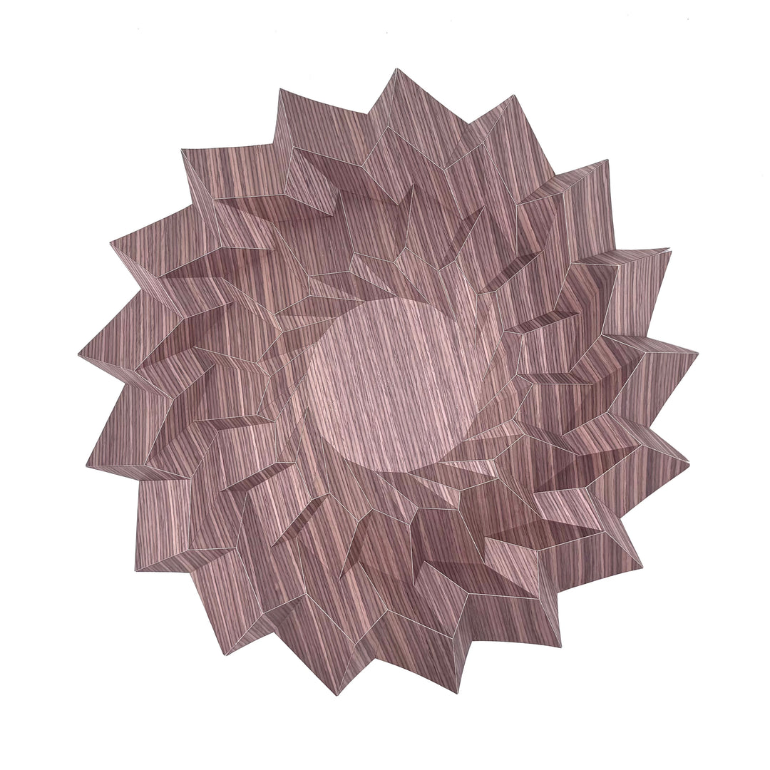 Flatfold Series – Veneer Origami Display Pieces (Customer-Folded)
