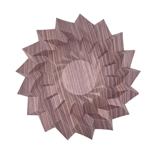 Flatfold Series – Veneer Origami Display Pieces (Customer-Folded)