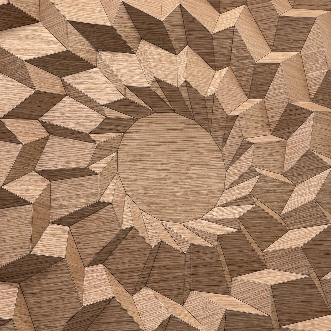 Flatfold Series – Veneer Origami Display Pieces (Customer-Folded)