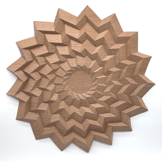 Flatfold Series – Veneer Origami Display Pieces (Customer-Folded)