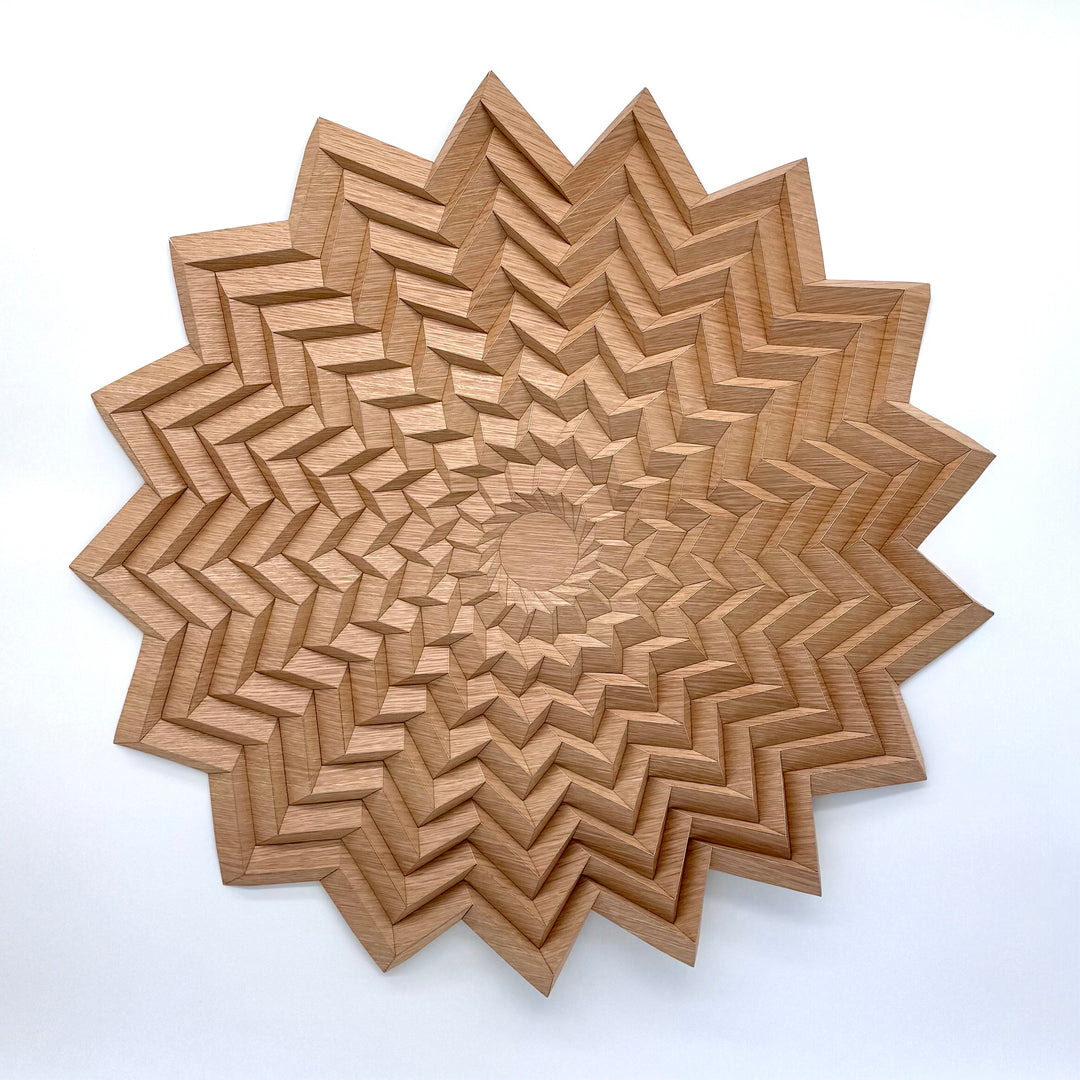 Flatfold Series – Veneer Origami Display Pieces (Customer-Folded)