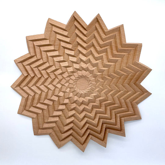 Flatfold Series – Veneer Origami Display Pieces (Customer-Folded)