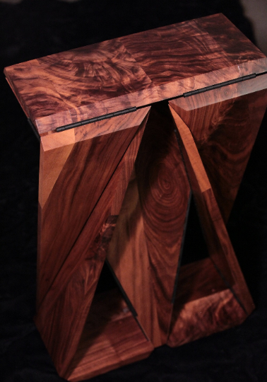 Loop Table - First Limited Edition - Number 3 of 15 in Solid Walnut Burl