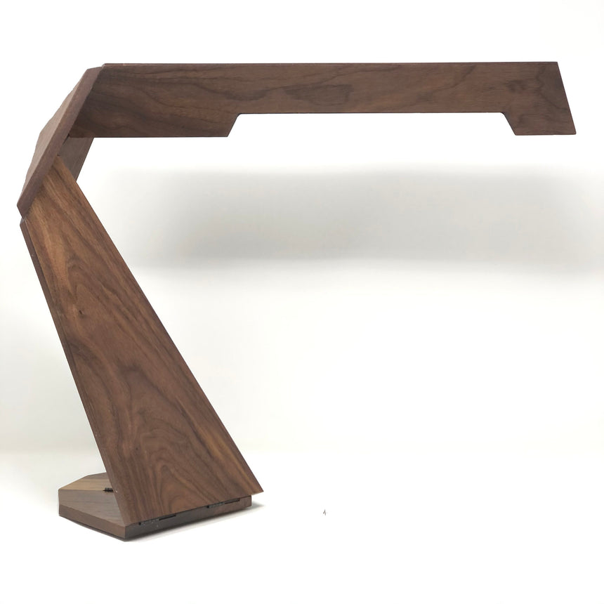 Kinetic Desk Lamp - First Limited Edition - Number 4 of 9 in Solid Walnut