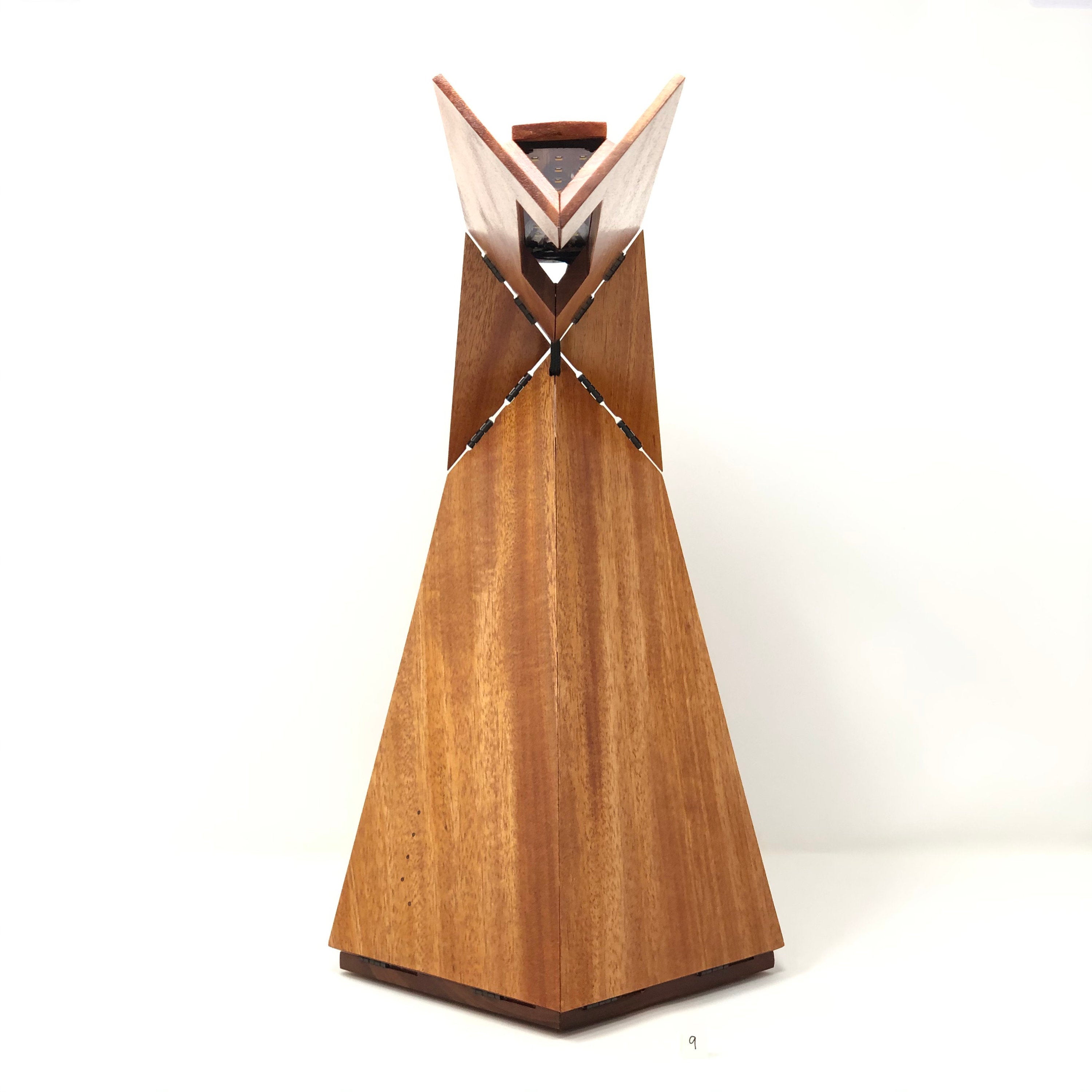 Kinetic Desk Lamp - First Limited Edition - Number 9 of 9 in Solid Sapele